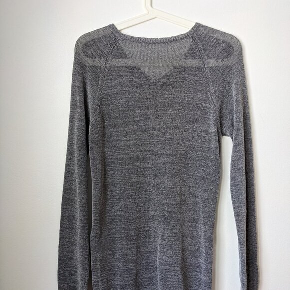 Grey Long Sleeved Top Small S - Picture 3 of 5